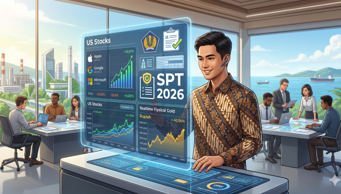 Panduan Pajak Investasi Digital 2026: Cara Lapor Saham AS & Emas di SPT