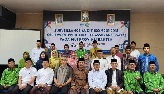 Hasil Surveillance ISO Tunjukkan Kinerja MUI Banten Semakin Meningkat